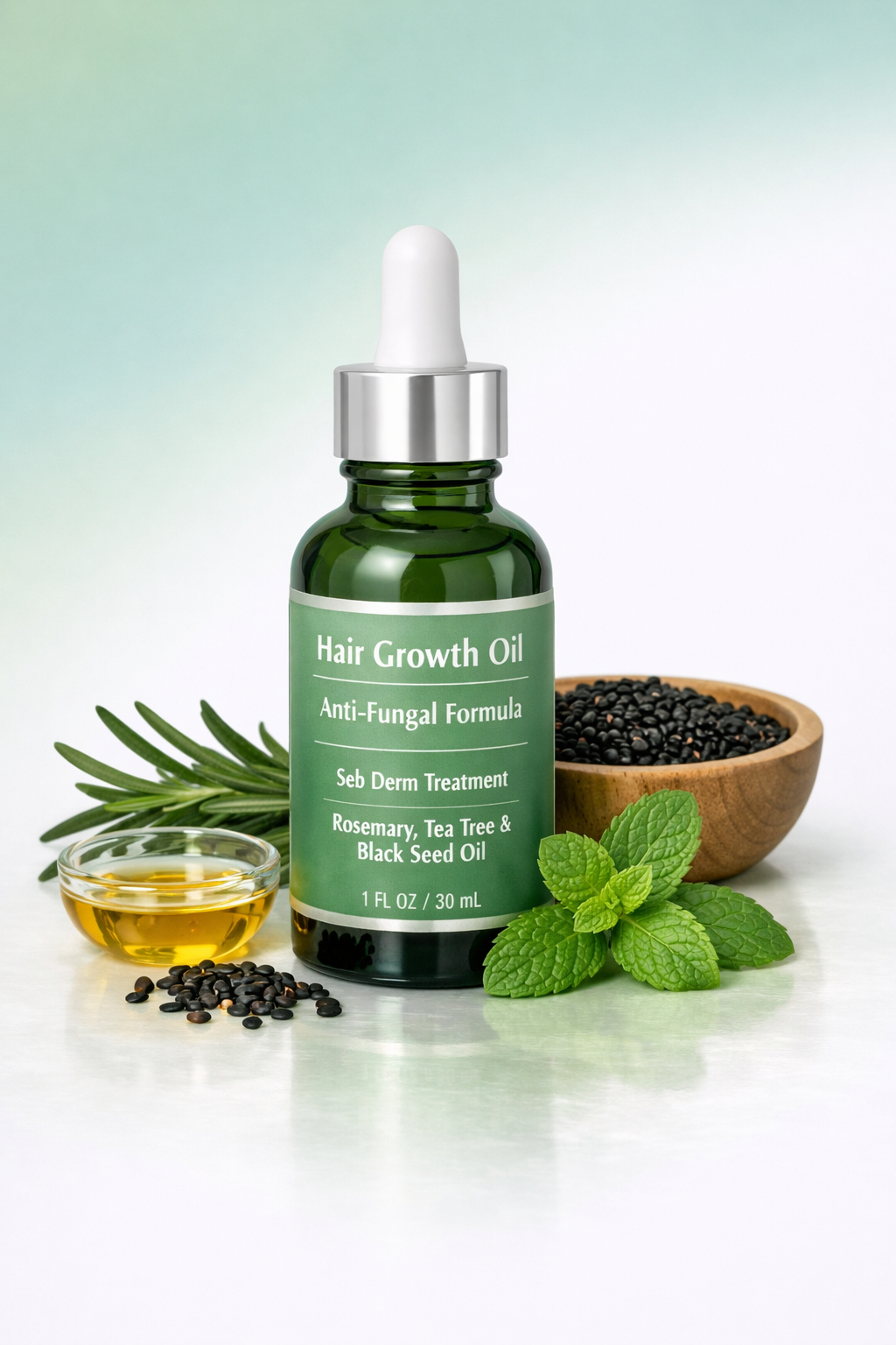 Hair Growth Oil Anti‑Fungal Formula (Seb Derm Treatment)