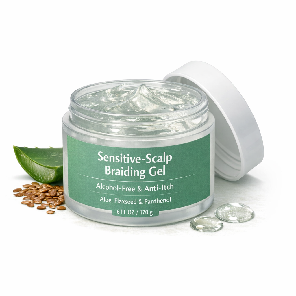 Braiding Gel (Sensitive‑Scalp Formula)